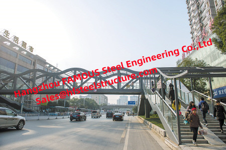 CHINA De enige Spanwijdte Geprefabriceerde van de het Staalstructuur van Voertuigbruggen Weg van Overcrossing leverancier