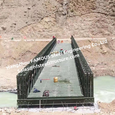 CHINA Prefab van de Project Deltabrug Lichte Q345B het Staalstructuur van de Bundel Tijdelijke Vestingmuur leverancier