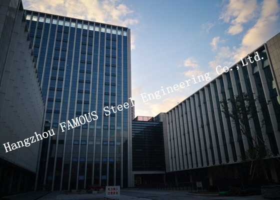 CHINA GlasGordijngevel die de Staalbouw Met meerdere verdiepingen voor Winkelcomplex van CBD-Bureau ontwerpen leverancier