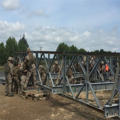 CHINA SSR tijdelijke stalen truss brug snelle assemblage militaire Bailey leverancier