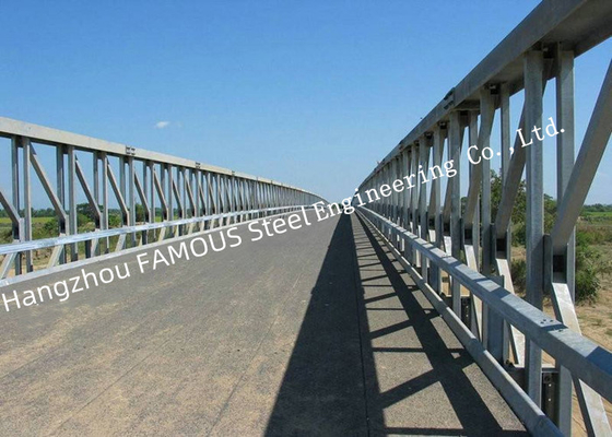 CHINA Moderne Geprefabriceerde Voetbruggen, de Modulaire Weg van het de Voetgangersbrugviaduct van Vestingmuur Tijdelijke leverancier