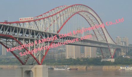 CHINA De Draadhangbrug van de wegspoorweg, de Modulaire Twee doelen dienende Kaders van de Booghangbrug leverancier