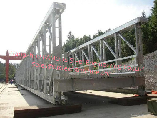 CHINA Op maat gemaakte gegalvaniseerde stalen brug Duurzaam en perfect voor bouwprojecten leverancier