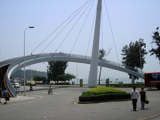 CHINA Houten reling Klaargemaakte voetgangersbruggen met aanpassing leverancier