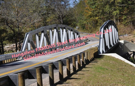 101000m 29m de Hoogte Geprefabriceerde Gegalvaniseerde Brug van de Staalbundel 50 Jaar Geplande levensduur leverancier