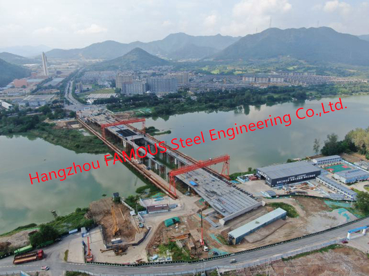 Geprefabriceerde van het de Bouwstaal van de Metaalbrug van de de Buisstructuur Gebonden Boog van de de Brugopschorting het Staalbrug leverancier