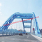 De geprefabriceerde de brug van de staalstructuur Overspannen structuren van het de bouwstaal voor brugbouw leverancier