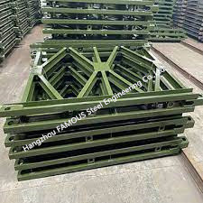 Lange 4.5m Bailey Bridge Panel Warm Dip gegalvaniseerd stalen verpakkingscontainer