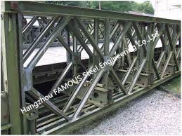 4.5m x 3.5m Hot Dip gegalvaniseerd Bailey Bridge Panel voor noodgevallen